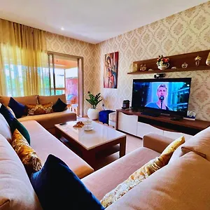Luxurious At Prestigia Golf Marrakech With Golf Course, Pool, And Breathtaking Atlas Mountains View Appartement Marrakesh